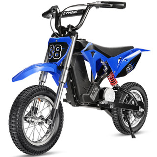 36V 300W Electric Dirt Bike for Kids Ages 5-10,Fast Speed Electric Motorcycle Up to 16 MPH & 10 Miles Long-Range,Twist Grip Throttle,3-Speed Modes,Dual Suspension & Brakes for Kids Ride on Toys