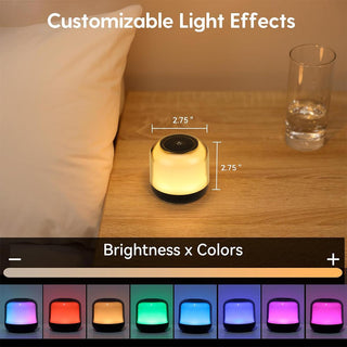 Smart Night Light Portable Wireless Mini Lit TWS Speaker With 5W Clear Sound, Free Shipping & 3-5 Days Delivery
