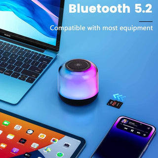 Smart Night Light Portable Wireless Mini Lit TWS Speaker With 5W Clear Sound, Free Shipping & 3-5 Days Delivery