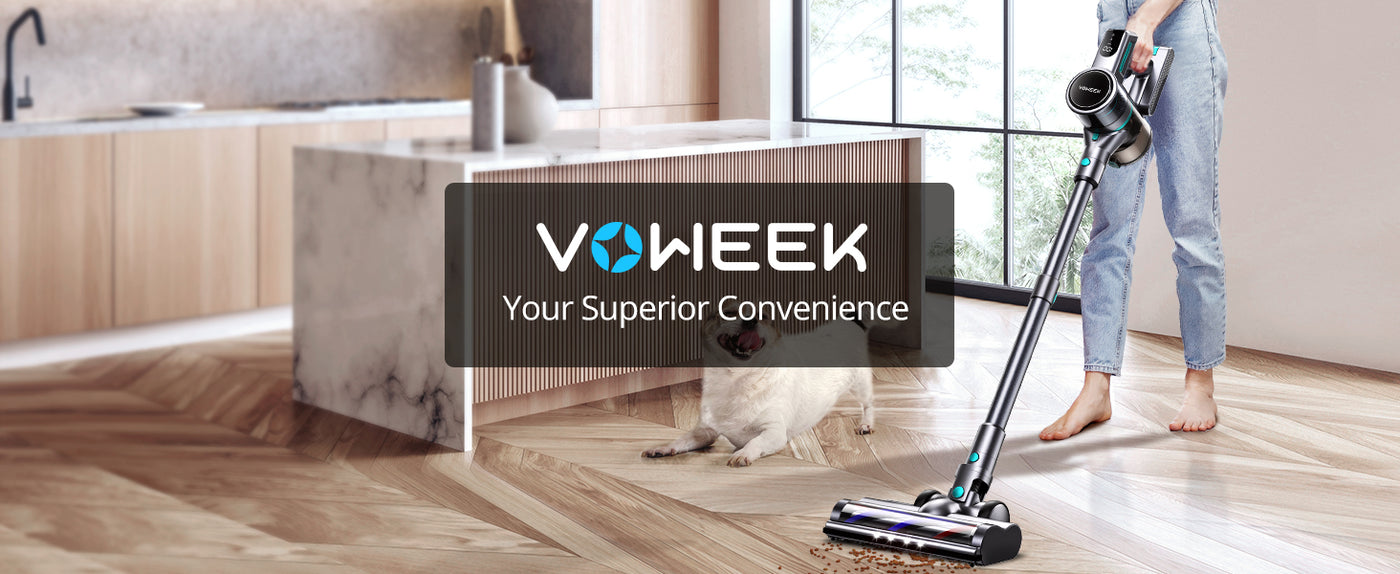 Voweek VC12 8 in 1 Cordless Vacuum Cleaner with 30Kpa 2024 Latest Moto