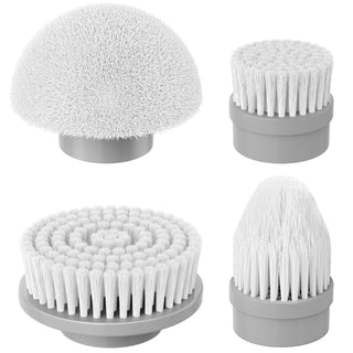 4 Packs Replacement Brush Heads Only for Voweek Electric Spin Scrubber Compatible with VWS211